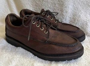 Vintage Filson Brown Leather Lug Sole Oxfords Mens Size 9.0 D Stock 907 Filson Shoes | eBay main image 3