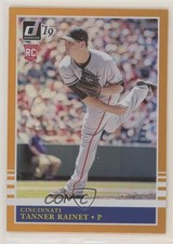 2019 Panini Donruss Retro 1985 Holo Orange Tanner Rainey #209 4s2