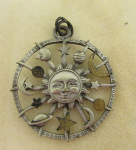VINTAGE JJ SUN PENDANT (2173)