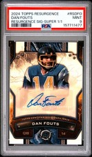 Marketplace image: 2024 TOPPS RESURGENCE SIGNATURES SUPERFRACTOR 1/1 DAN FOUTS 1/1 PSA 9 AUTO