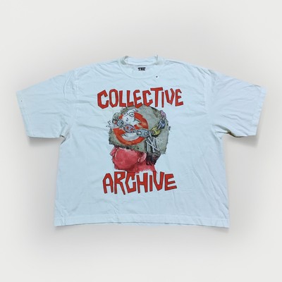 The Collective Archive New York Dirty Sprite Cropped Boxy T Shirt Medium NWT