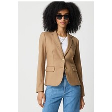 EUC J.Crew Mercantile Schoolboy Blazer Camel Size 6 Classic Tailored Jacket