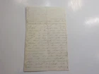 Civil War Letter 1863 13th Kentucky Chaplain Death Scholar In Hospital Signed