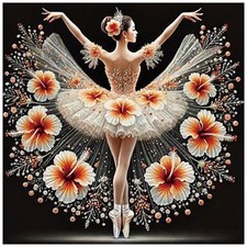 Women Diamond Art Kit for Adults Beginners Multicolor 5D DIY Wall Decor Set