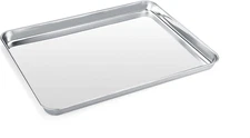 Stainless Steel Baking Sheet Cookie Tray Cookie Sheet for Toaster Oven