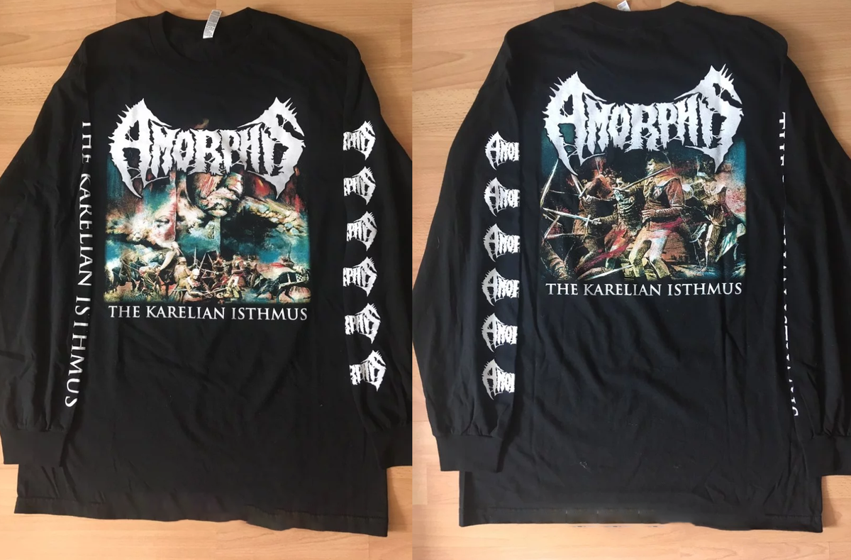 Amorphis Band Karelian Isthmus Long Sleeve S to 5XL 2F1929 | eBay
