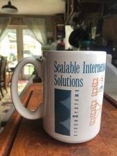 Collectible Cisco Systems Hardware network telecom gear Large coffee Cup VTG Mug