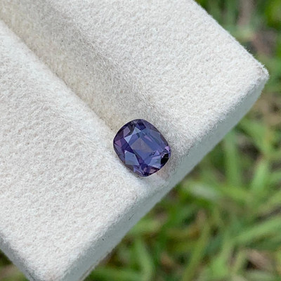 Natural Purple Spinel 1.20 Cts Cushion Cut SI Clarity  Loose Gemstone Tanzania