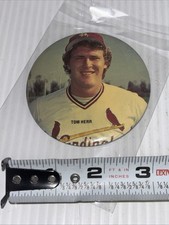 Tom Herr St Louis Cardinals Baseball Stadium Souvenir Pin 3