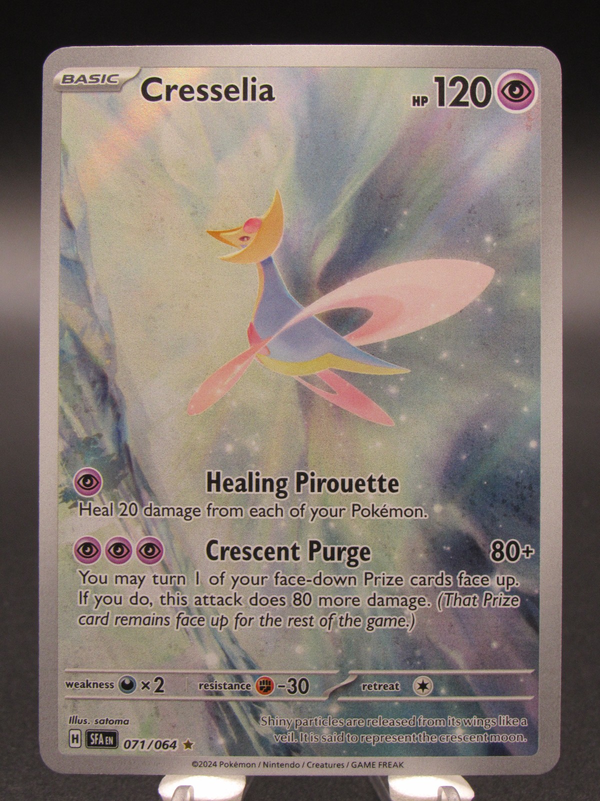 Cresselia 071/064 Sv: Shrouded Fable Illustration Rare (Near Mint/NM)