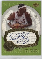 2003 Upper Deck Triple Dimensions Standout Signatures 63/100 Eddy Curry Auto 0l1