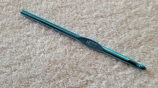 Vintage Used Hero Crochet Hook Made In USA Size J Metal Blue