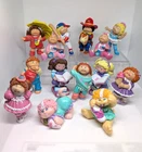 Vintage 1980's Cabbage Patch Kids Mini Figures PVC Figurines - MULTI