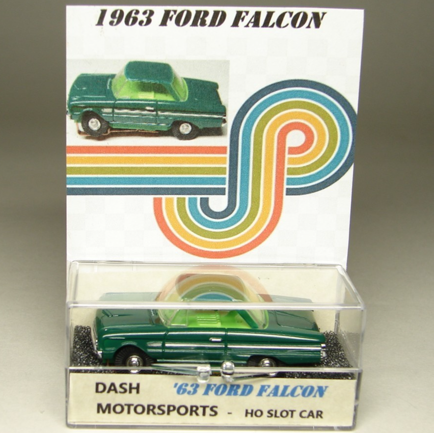 Dash Motorsports 1963 FORD FALCON T-JET TYPE HO SLOT CAR - NEW W ...
