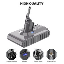 9500mAh Battery For Dyson V8 SV10 Absolute Animal 215681 & Filter / Charger NE3