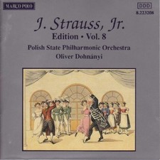 Johann Strauss II J. Strauss Jr.: Edition - Volume 8 CD Album UK IMPORT 