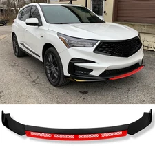 For Acura MDX 2020-2025 Glossy Front Bumper Lip Spoiler Chin Splitter Body Kit