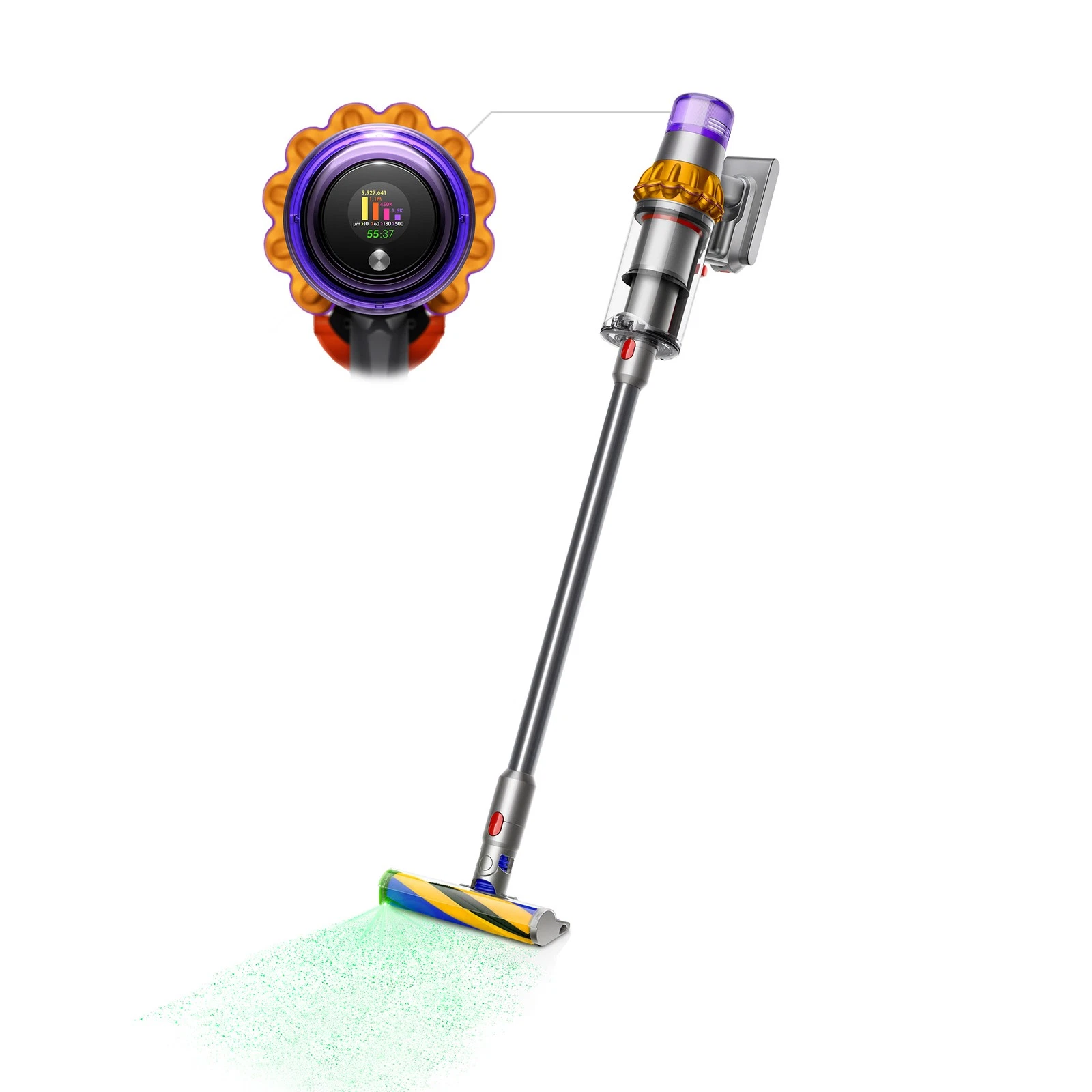 Dyson V15 Detect Total Clean Extra | Yellow/Nickel | Refurbished Review
