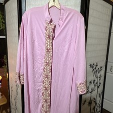 Gossard Artemis Purple Lace Decorations Peignoir Nightgown Robe Vintage Medium