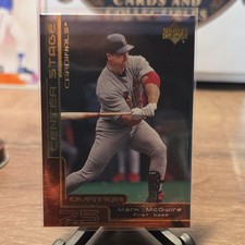 Upper Deck Ovation 2000 Mark McGwire CS5 Center Stage St. Louis Cardinals Insert