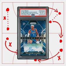 2024-25 Panini Prizm Black - Fireworks Shai Gilgeous-Alexander #5 Mojo Prizm /25