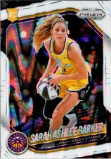 Sarah Ashlee Barker 2025 WNBA Prizm White Seismic Rookie Card #31 - Spark