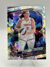 2025 Panini Prizm WNBA #112 Stefanie Dolson Ice Prizms 3
