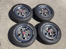 4) VINTAGE 60’s ERA 14” FORD MUSTANG STYLED GT WHEELS W/BFG RADIAL T/A TIRES