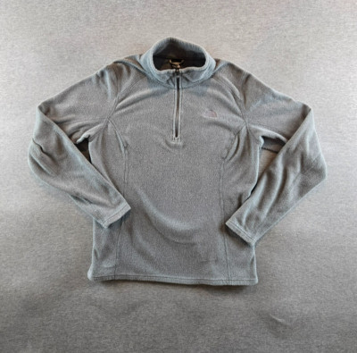 North Face Fleece Sweatshirt Womens Medium Gray Glacier Sweater Ladies M Hiking