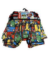 super mario 4 pairs boys athletic boxer briefs underwear size small 6 7