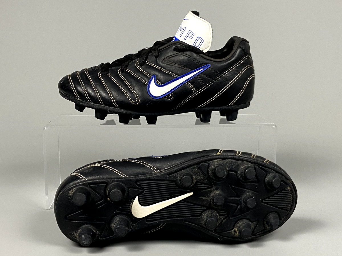 1990s Nike Tiempo 650 FG US 13.5C leather vintage soccer