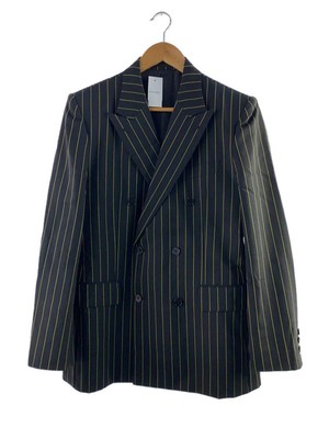 LITTLEBIG Tailored Jacket 46 Wool Black Stripe LB221-JK04 Used | eBay 