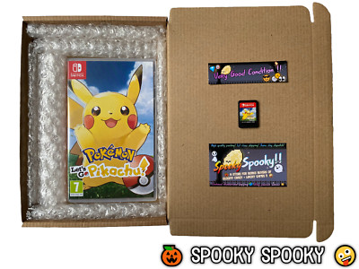 Pokemon Lets Go Pikachu Nintendo Switch - UK PAL sehr guter Zustand CIB - hochwertige Verpackung