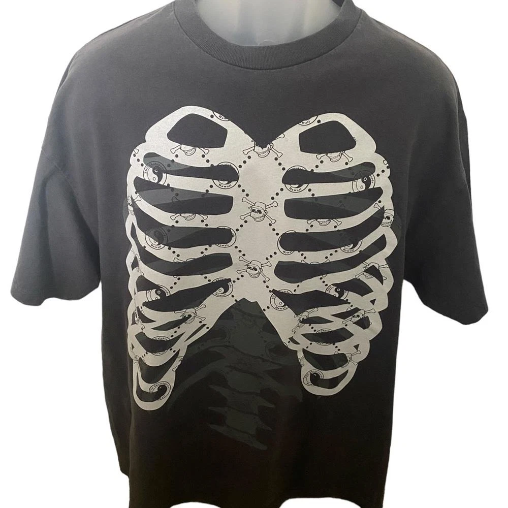 T&C Surf Designs Hawaii Skeleton Tee Shirt Men L Large | eBay