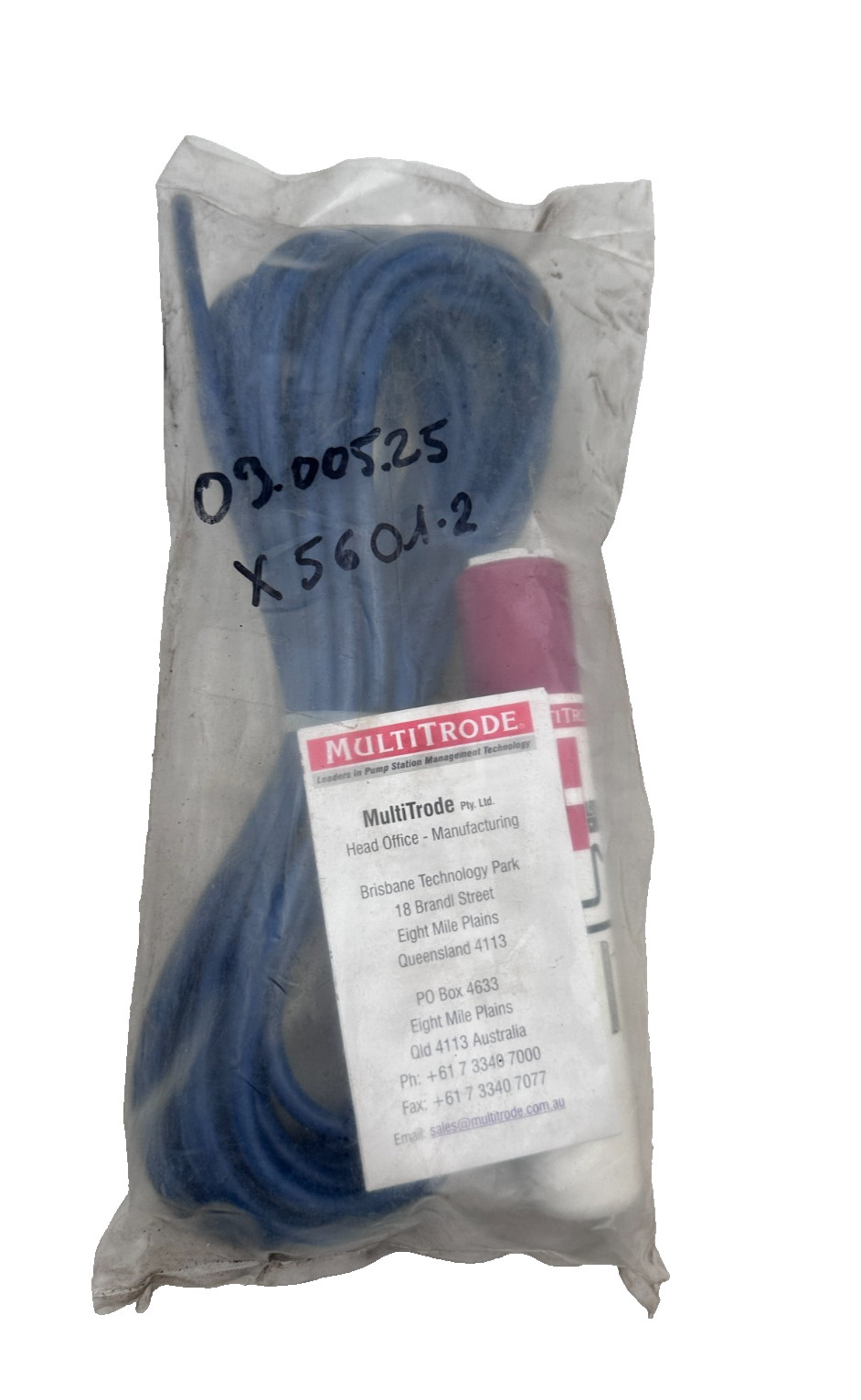 Sonde MULTITRODE 0.2/1 anti-encrassement pour régulation de pompe