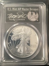 2017-s Congratulations Set Silver Eagle Pcgs Pr70 First Day Of Issue Cleveland