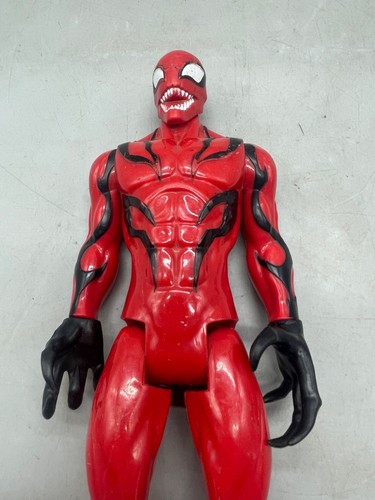 2016 Hasbro Marvel Carnage 11.5" Action Figure Hasbro Spiderman red READ - Picture 2 of 7