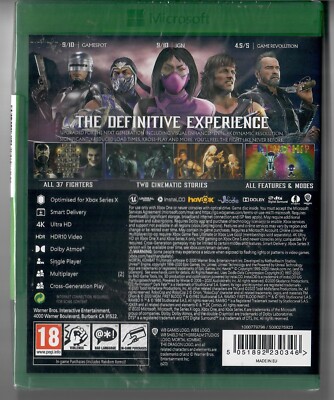 Mortal Kombat 11 Ultimate Microsoft Xbox One Game NEW & SEALED