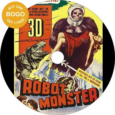 Robot Monster (1953) Sci-Fi, Comedy, Horror Classic DVD