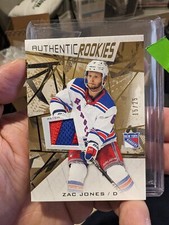 2021-22 Upper Deck SP Game Used Gold Premium Memorabilia 15/25 Zac Jones Rookie