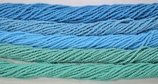 Turquoise Bundle 11/0 PRECIOSA Czech Glass Rocailles Seed Beads 5 HANKS