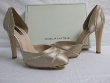 BCBG Max Azria Size 9 M Amaris Blush Satin Pumps New Womens Shoes