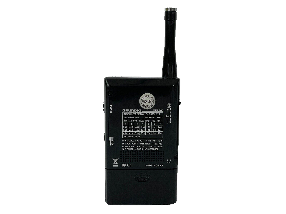Grundig Model YB 300PE Portable Radio and Clock - Got Legs Furniture & Décor