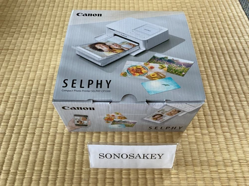 Canon Compact Photo Printer SELPHY CP1500 White New in Box from Japan