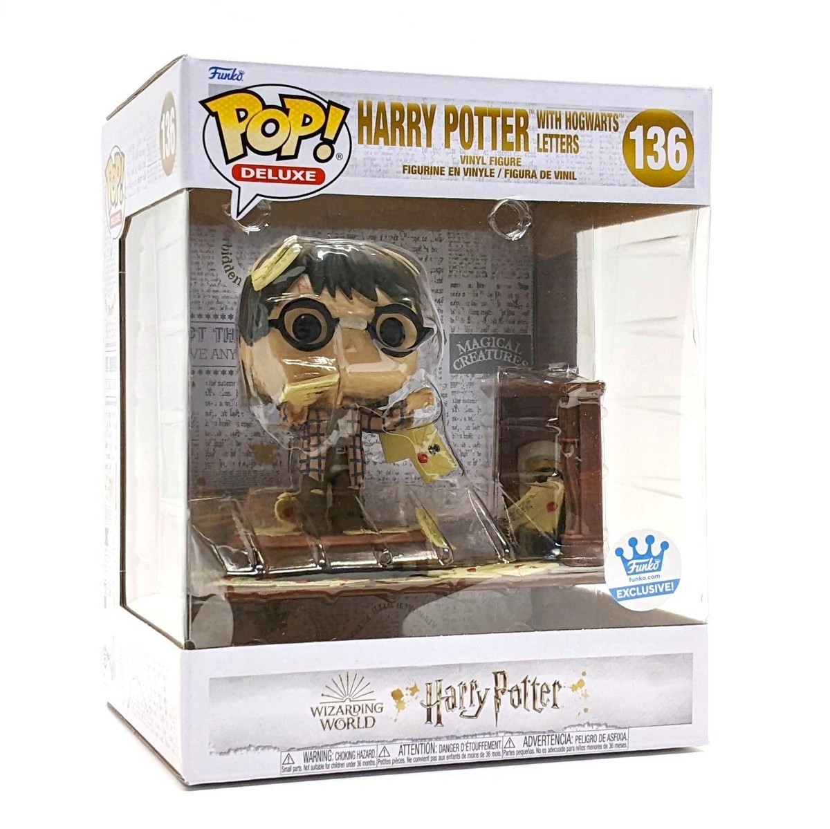 ハリーポッター　フィギュア　FUNKO Funko POP! Deluxe: Harry Potter With Hogwarts Letters #136
