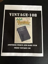 Brand New Vintage Realistic Radio Shack Portable AM Hand Held Radio 12-201 NOS