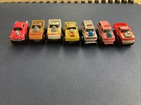 1987 Vintage Galoob Micro Machines Hot Rods Lot Of 7 Rare!!