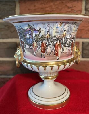 Spode Lion s Head Vase - Limited 21/100 - Queen Elizabeth Second - Very Rare