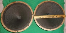 (2) Nice 12 Inch Woofers Quam-nichols & Carbonneau 4 Ohm Nice! Working! Hi Fi!