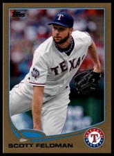 2013 Topps #39 Scott Feldman Gold #/2013